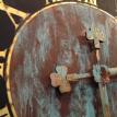 Verdi Gris Aged Clock